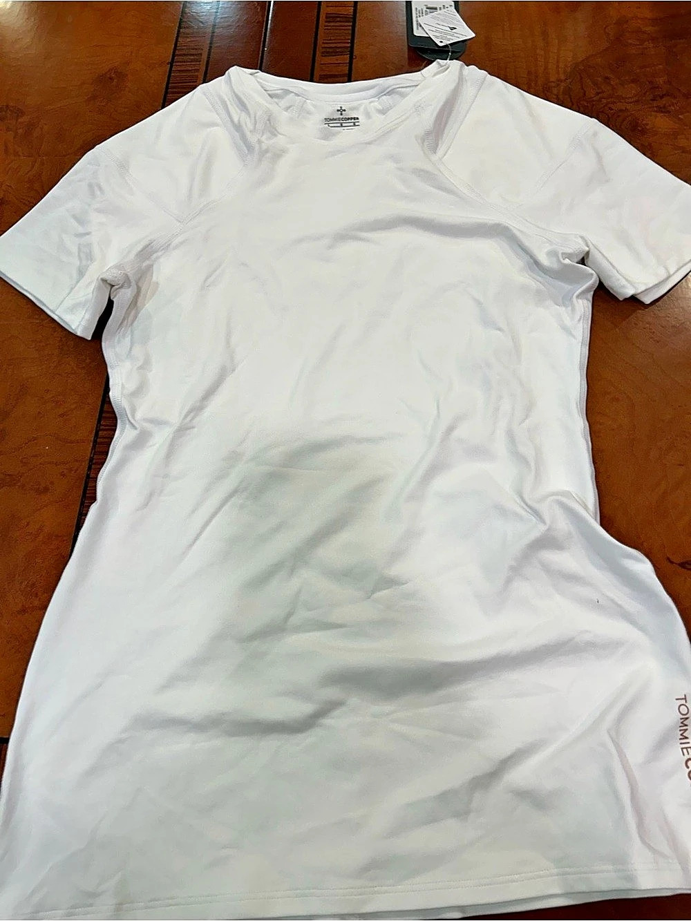 Tommie Copper Women's Shoulder Centric Support Shirt White Large NWT